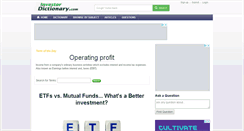 Desktop Screenshot of investordictionary.com