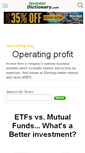 Mobile Screenshot of investordictionary.com